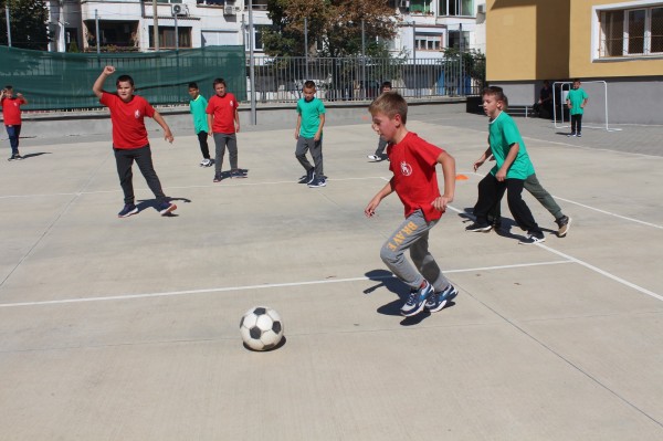 Ученици и преподаватели от ОУ „Георги Кирков“ спортуваха заедно днес