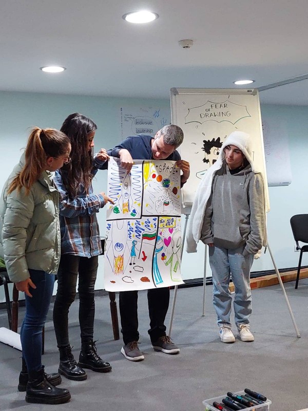 Младежи се учиха да са журналисти и графични фасилитатори чрез програма „Еразъм+”