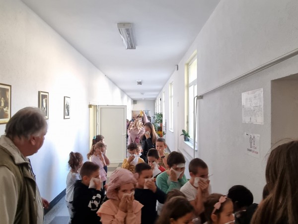 Учение за евакуация при пожар направиха в ОУ “Св. Паисий Хилендарски“