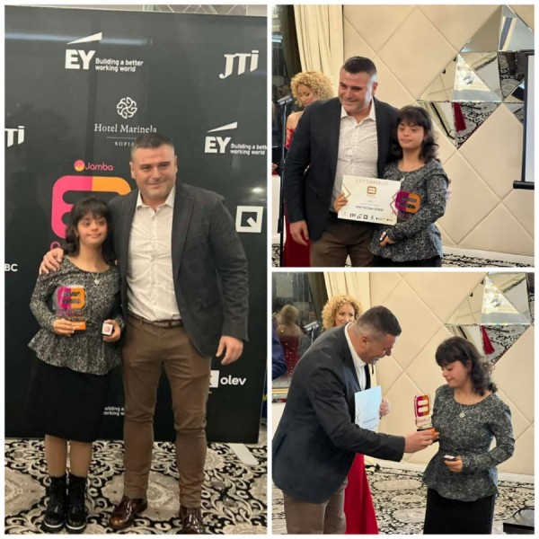 Треньорите по плуване на шампионката Христослава Колева, с отличие от конкурса “Агент на промяната 22 г.“