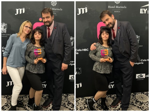 Треньорите по плуване на шампионката Христослава Колева, с отличие от конкурса “Агент на промяната 22 г.“