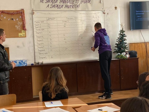 Бинарен урок в ПХГ „Св. Св. Кирил и Методий“ с учителите Светла Димова и Димитър Василев