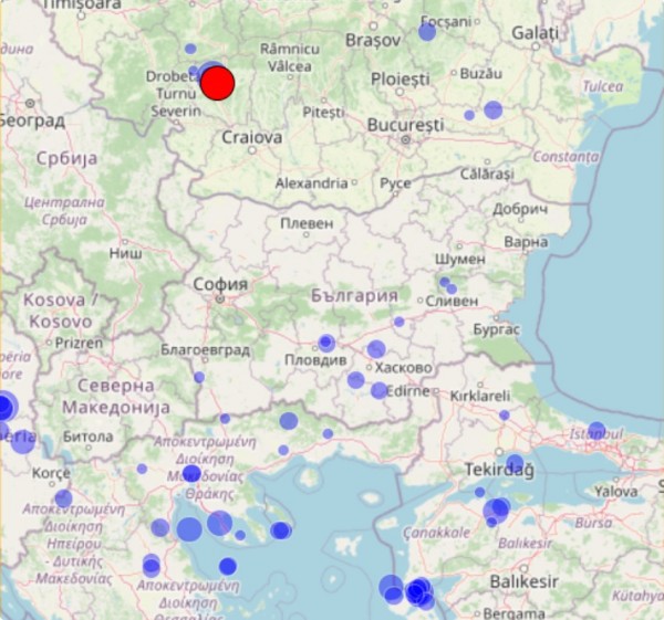 Земетресение в Румъния и казанлъчани го усетиха 