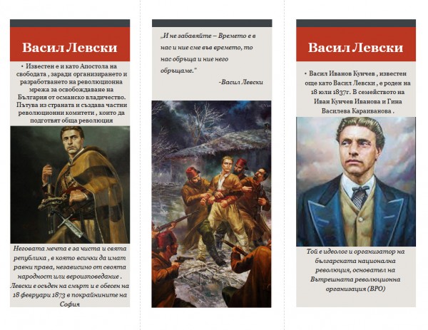 Открит урок и беседа за Левски се проведе в ПХГ “Св.Св. Кирил и Методий“