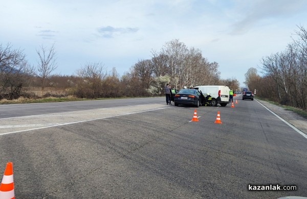 Катастрофа до разлкона за Мъглиж. Има пострадал / ОБНОВЕНА