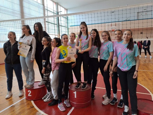 Финали и награждаване на Общинското първенство по волейбол за учебната 2022/2023 г.