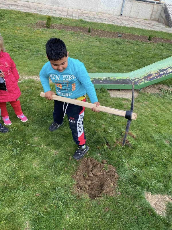 Малчугани и лесовъди от ДЛС “Мазалат” залесяваха в Седмицата на гората 