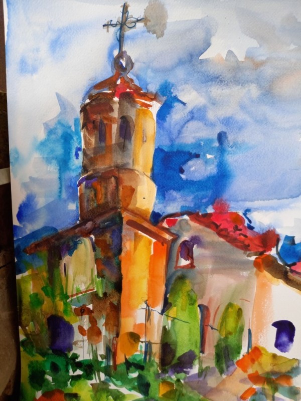 Младите художници от “Арт линия“ се завърнаха от пролетния пленер в село Яковци