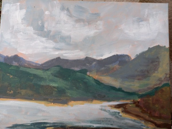 Младите художници от “Арт линия“ се завърнаха от пролетния пленер в село Яковци