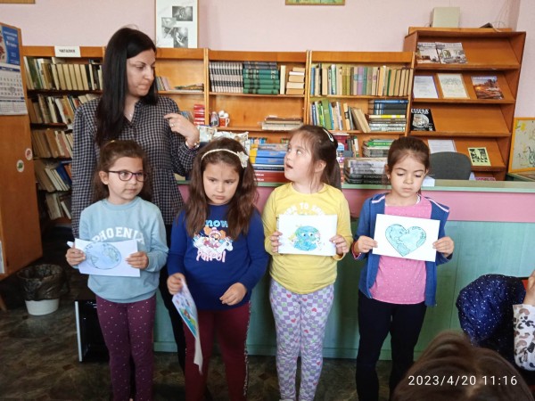 Малчугани от ДГ „Здравец“ се включиха в арт ателие „Пази и обичай нашата Земя”