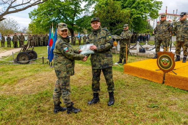 61-ва Стрямска механизирана бригада отбеляза 6 май - Ден на храбростта и празник на Българската армия