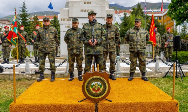 61-ва Стрямска механизирана бригада отбеляза 6 май - Ден на храбростта и празник на Българската армия