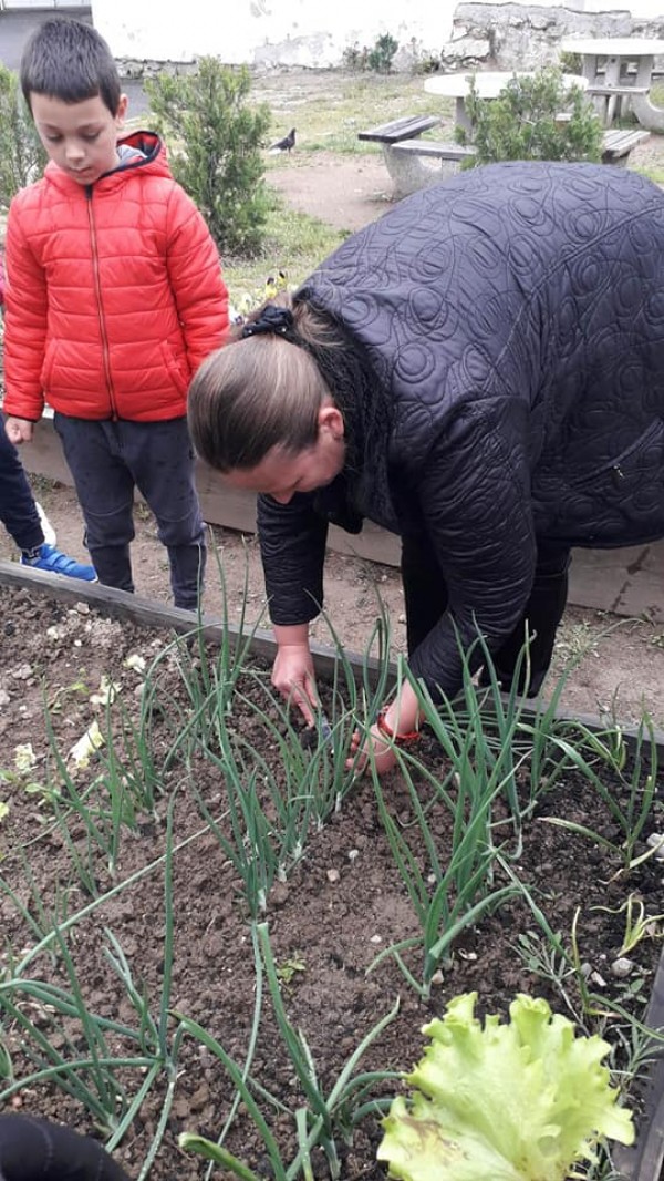 Малчуганите от ОУ “Св. Паисий Хилендарски“ зарадваха потребителите на Социалния патронаж със свежи зеленчуци