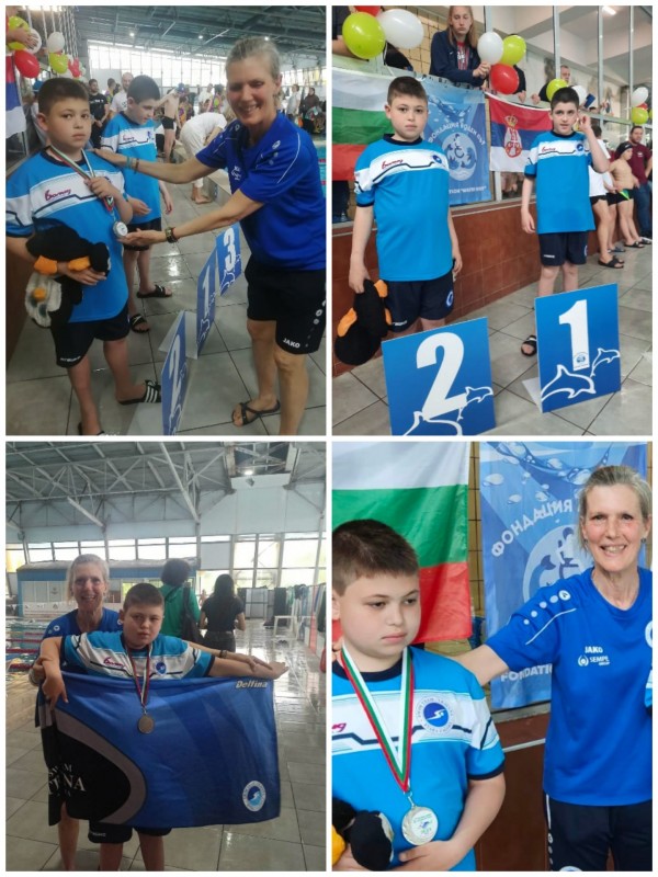 Турнирът по адаптирано плуване донесе 7 медала на казанлъшките плувци