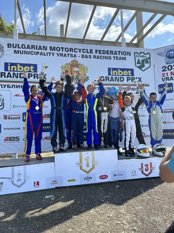 8-годишният Макс Костов с втора убедителна победа в Национални Картинг Серии