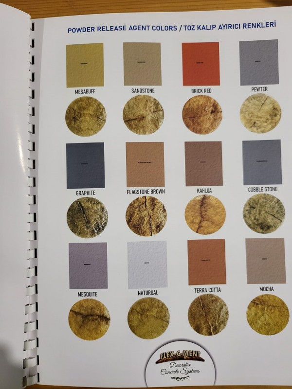 Щампован бетон за всеки дом! Избор от над 50 модела щампи и огромно разнообразие от цветове и текстури