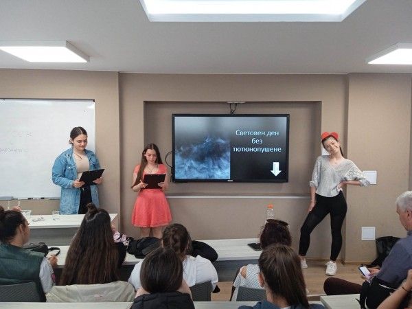 В ПГЛПТ отбелязаха Световния ден без тютюнопушене 