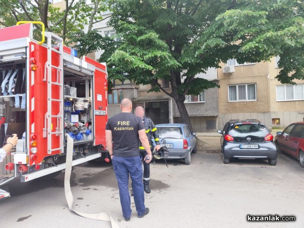 Изгоря апартамент в Източното 