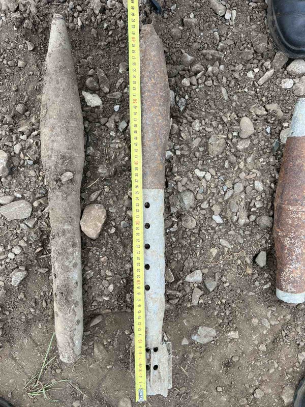 85 броя невзривени боеприпаси, открити между селата Шейново и Ясеново бяха обезвредени