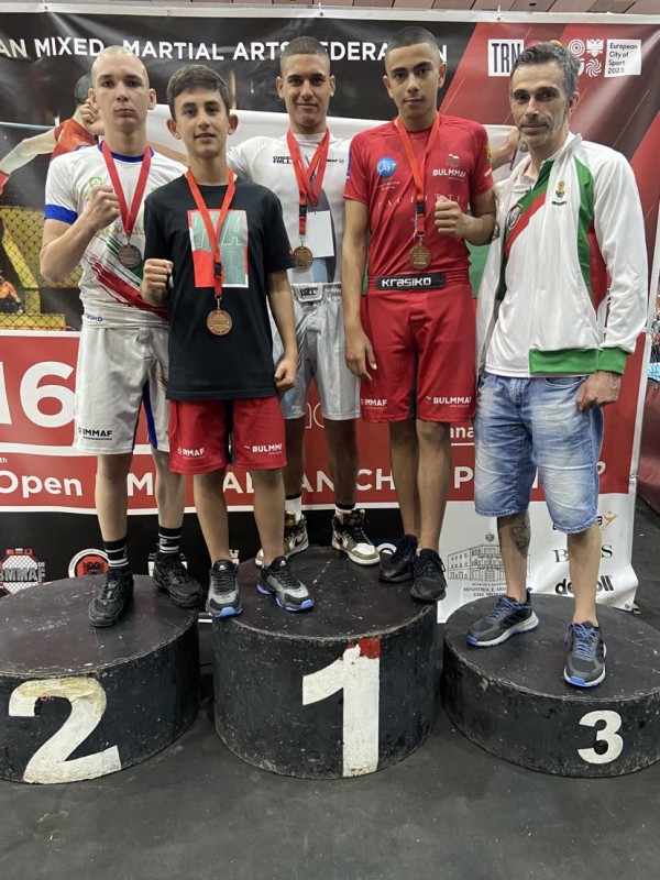 Три балкански титли и общо 4 медала от Балканското първенство по ММА за състезателите на СНЦ „СК Аргус ММА“