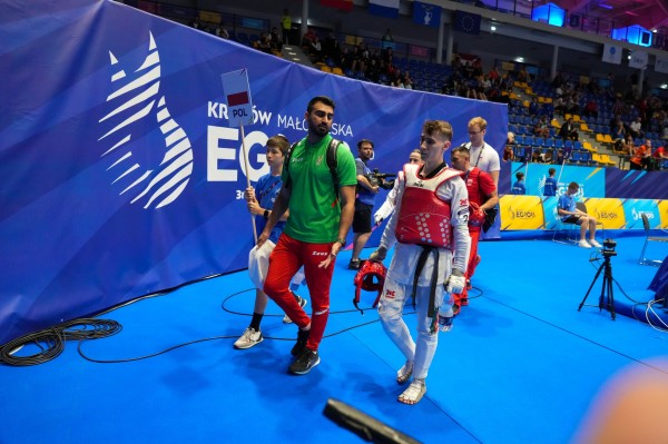 Казанлъшкият таекуондист Любомир Богданов игра в мач за бронза на Европейските олимпийски игри в Полша