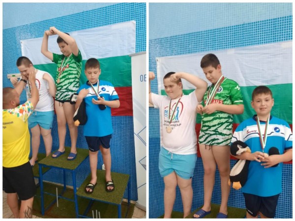 Първият национален турнир “Плувай с мен“ за деца с увреждания, донесе 7 медала на състезателите от клуб “Траяна“