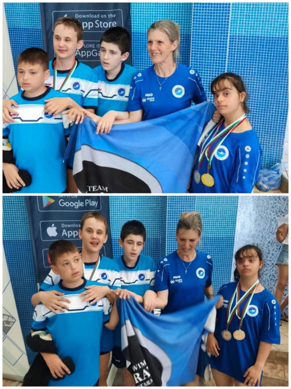 Първият национален турнир “Плувай с мен“ за деца с увреждания, донесе 7 медала на състезателите от клуб “Траяна“