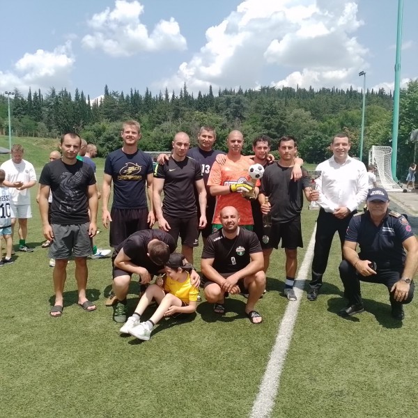 Отбор 1 на РДПБЗН-Стара Загора спечели първо място на футболния турнир по повод празника на МВР
