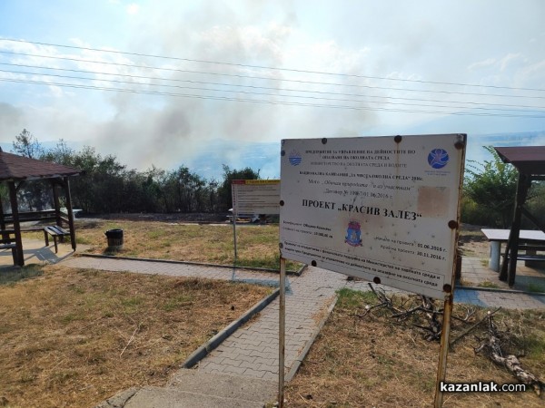 Пожарът на Тюлбето е овладян