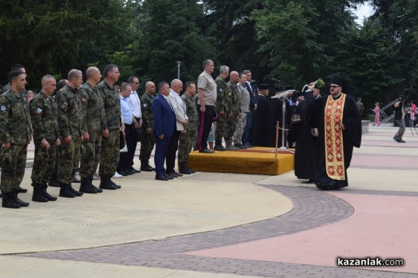 Посрещане на българския военен контингент, участвал в операция на ЕС в Босна и Херцеговина