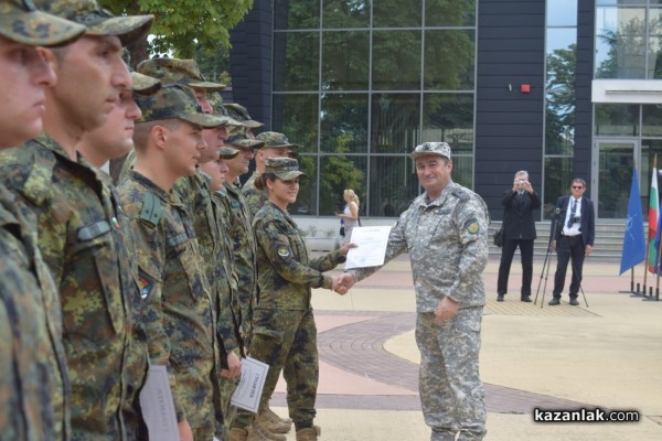 Посрещане на българския военен контингент, участвал в операция на ЕС в Босна и Херцеговина