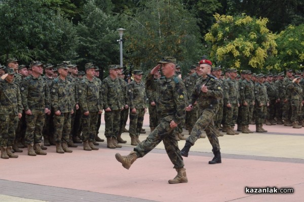 Посрещане на българския военен контингент, участвал в операция на ЕС в Босна и Херцеговина