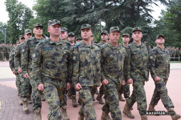 С тържествен ритуал в парк “Розариум“ бе посрещнат българския военен контингент, участвал в операция на ЕС в Босна и Херцеговина