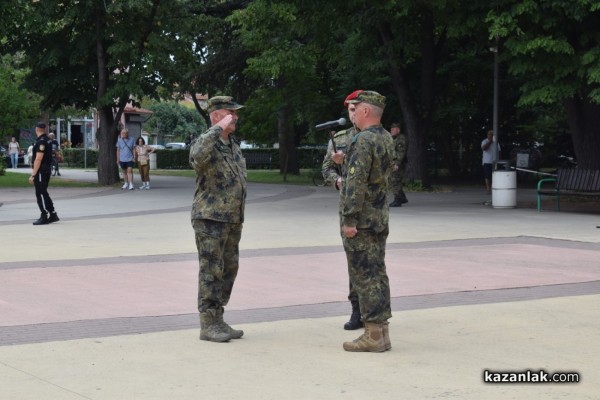 Посрещане на българския военен контингент, участвал в операция на ЕС в Босна и Херцеговина