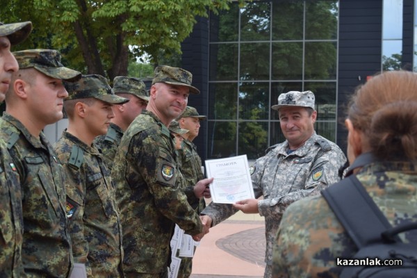 Посрещане на българския военен контингент, участвал в операция на ЕС в Босна и Херцеговина