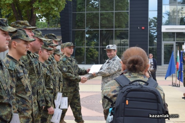 Посрещане на българския военен контингент, участвал в операция на ЕС в Босна и Херцеговина