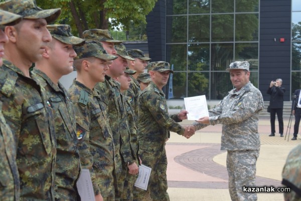 Посрещане на българския военен контингент, участвал в операция на ЕС в Босна и Херцеговина