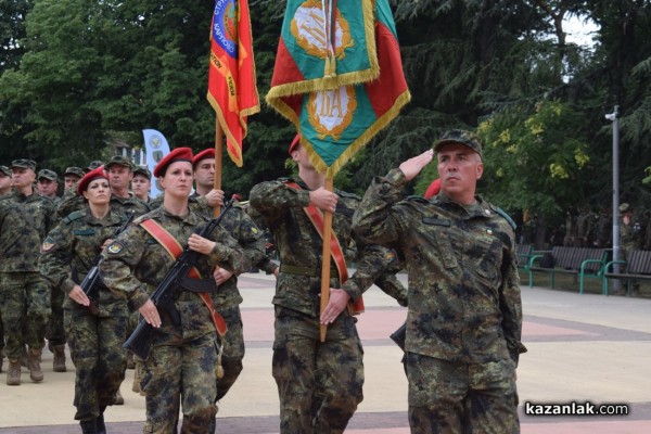 Посрещане на българския военен контингент, участвал в операция на ЕС в Босна и Херцеговина