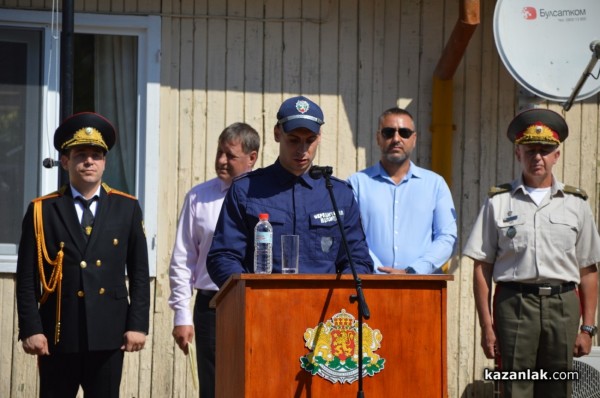 Церемония по полагане на клетва от стажантите от ЦСПП-Казанлък при Академията на МВР 