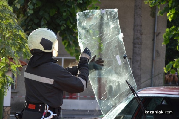 Демонстрация на действия при ПТП и битови пожари