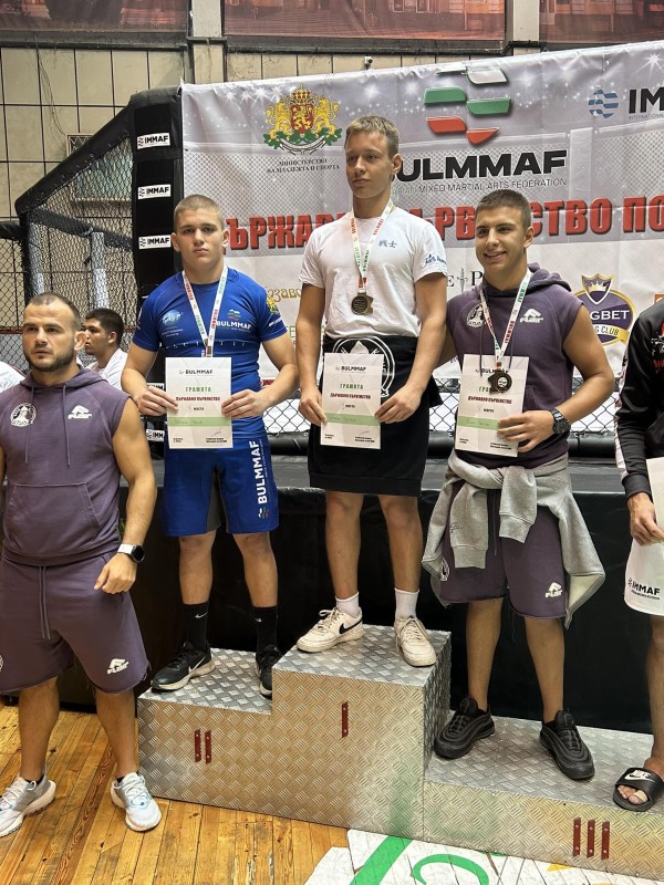 Две шампионски титли и общо 4 медала от Държавното първенство по ММА за състезателите на СНЦ „СК Аргус ММА“