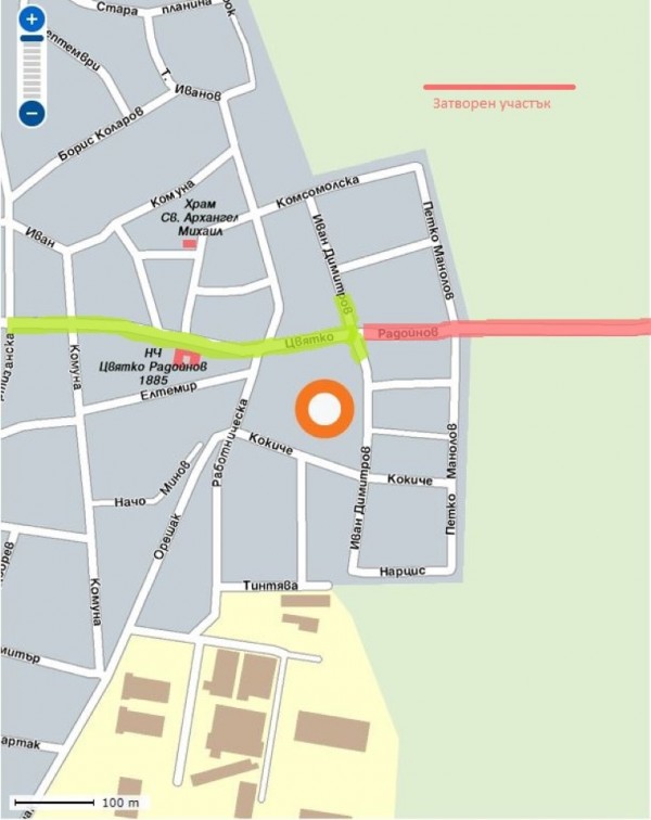 Затваряне на движението на ППС на участък от източния изход на Крън за два дни от утре / Новини от Казанлък