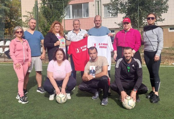 Д-р Колев, №1 събра футболната слава на областта за първи път