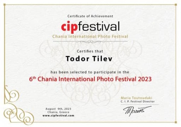 Тодор Тилев взе участие в престижен международен фестивал по фотография където представи България