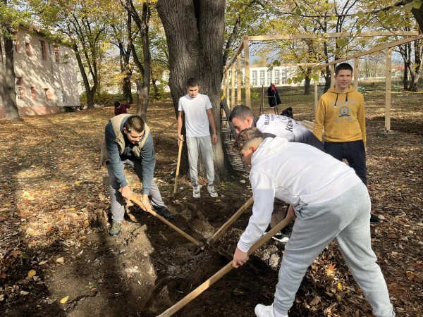 ПГ „Иван Хаджиенов” създаде втората си класна стая на открито