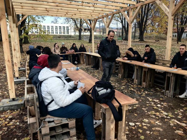 ПГ „Иван Хаджиенов” създаде втората си класна стая на открито