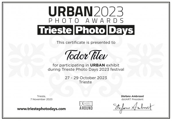 Тодор Тилев представи България в международен фотографски фестивал в Италия 