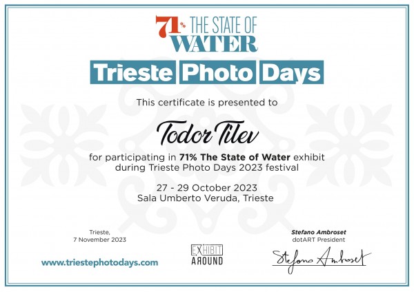 Тодор Тилев представи България в международен фотографски фестивал в Италия 