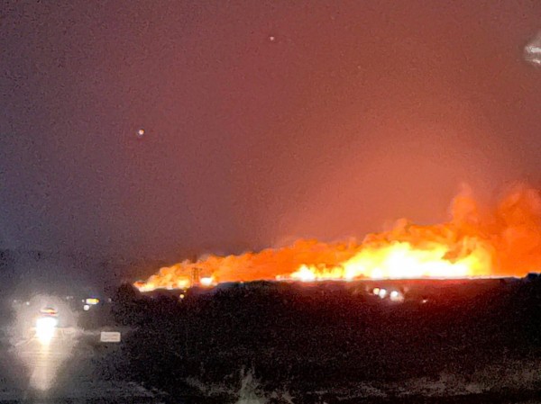 Голям пожар край павелбанското село Виден изпепели 500 декара земя