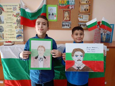 С редица инициативи учениците от ОУ “Георги Кирков“ отдадоха почит към Апостола на свободата